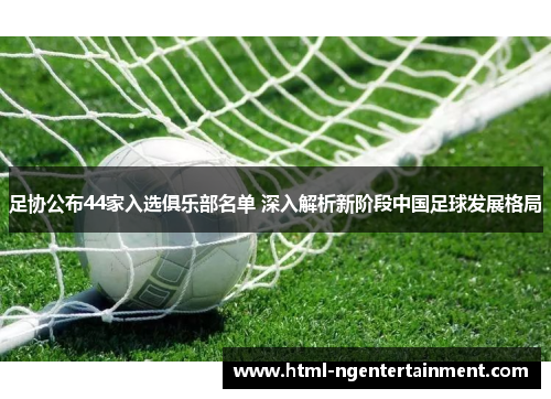 足协公布44家入选俱乐部名单 深入解析新阶段中国足球发展格局