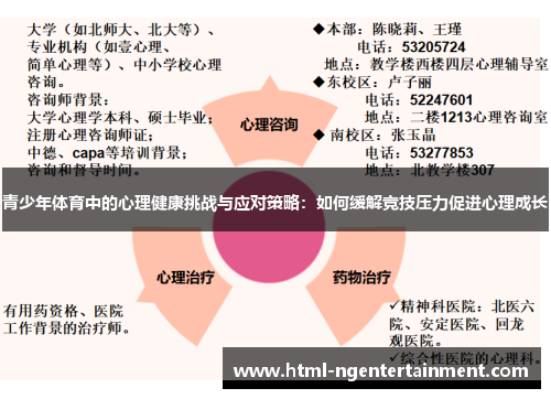 青少年体育中的心理健康挑战与应对策略:如何缓解竞技压力促进心理成长 青少年体育中的心理健康挑战与应对策略:如何缓解竞技压力促进心理成长