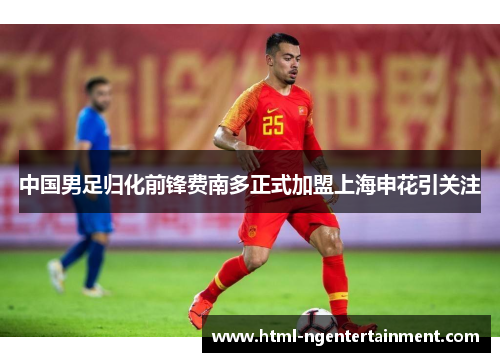 中国男足归化前锋费南多正式加盟上海申花引关注